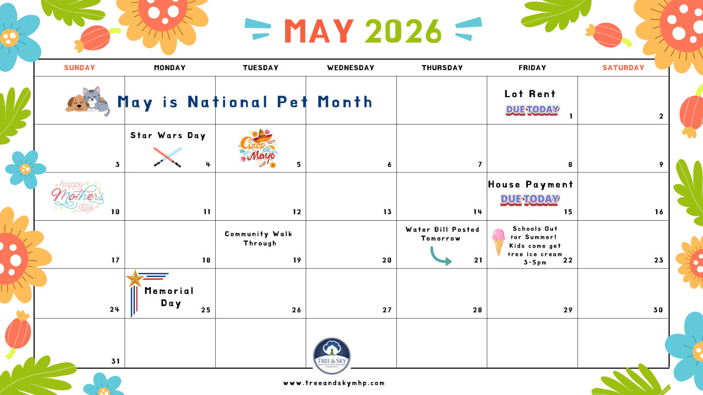 Community calendar